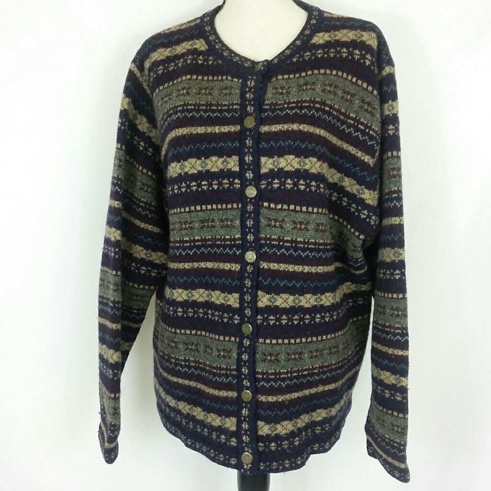 Croft & Barrow  100% Wool Sweater Long Sleeve